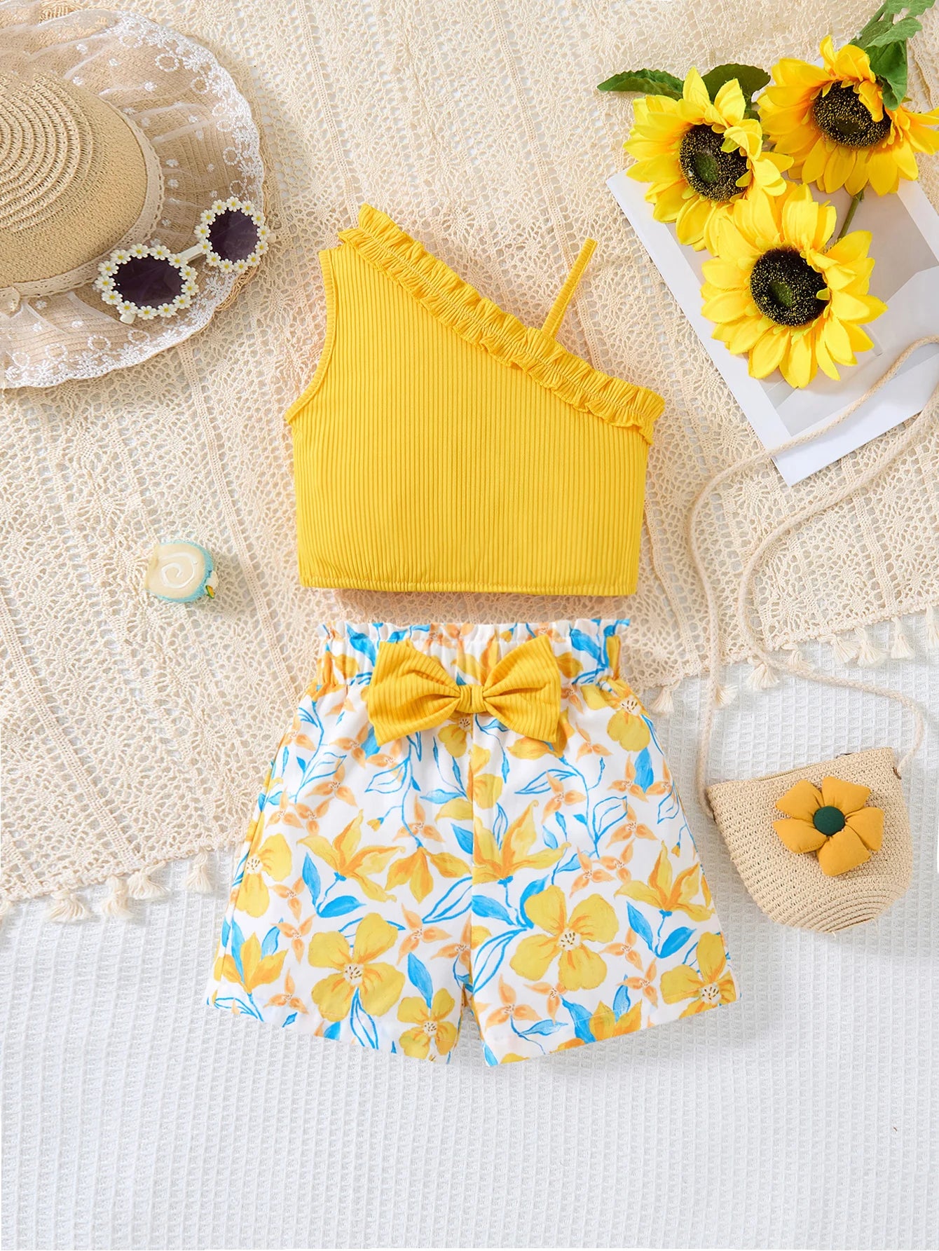 Conjunto de 2 piezas floral Moana