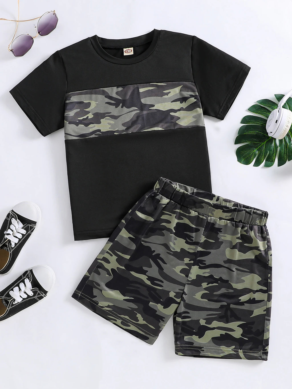 Conjunto 2 piezas estilo militar