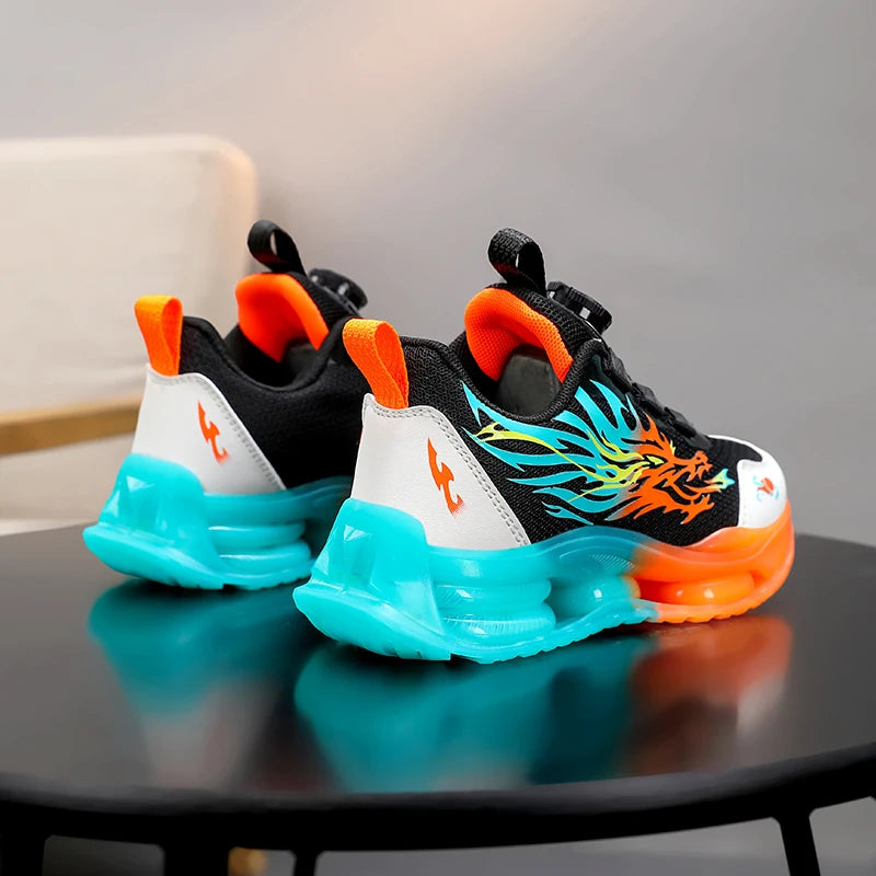 Autumn Origin Children Sneaker Boys Shoes 4 To 10 Years School Kid Sports Shoes Anti-slip Fashion Trainer Boy Sneaker