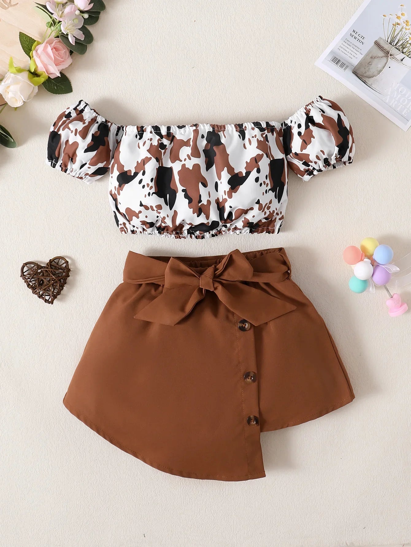 Conjunto Leopardo 2 piezas