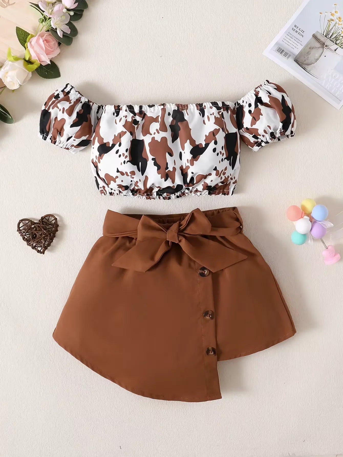 Conjunto Leopardo 2 piezas