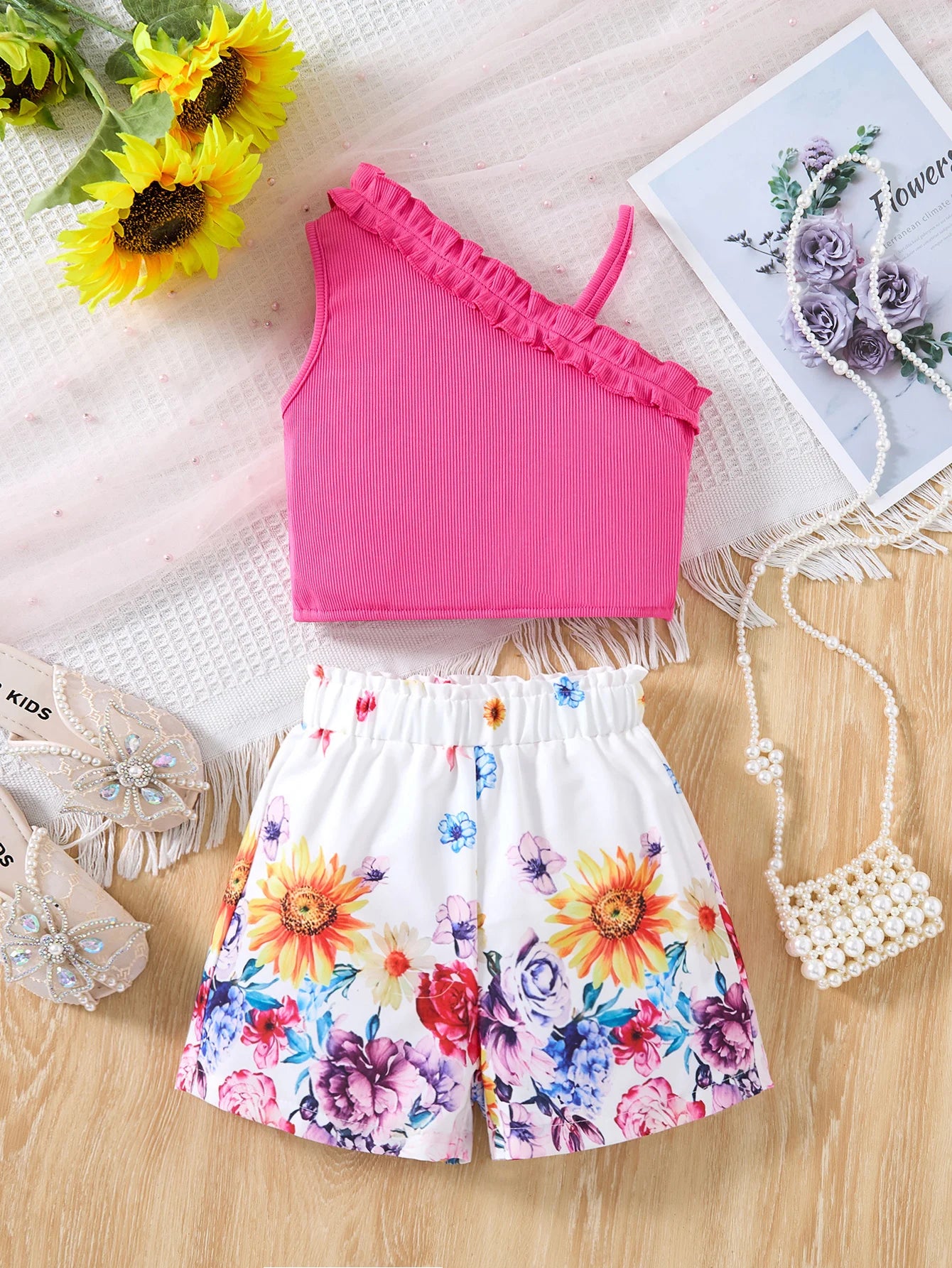 Conjunto de 2 piezas floral Moana