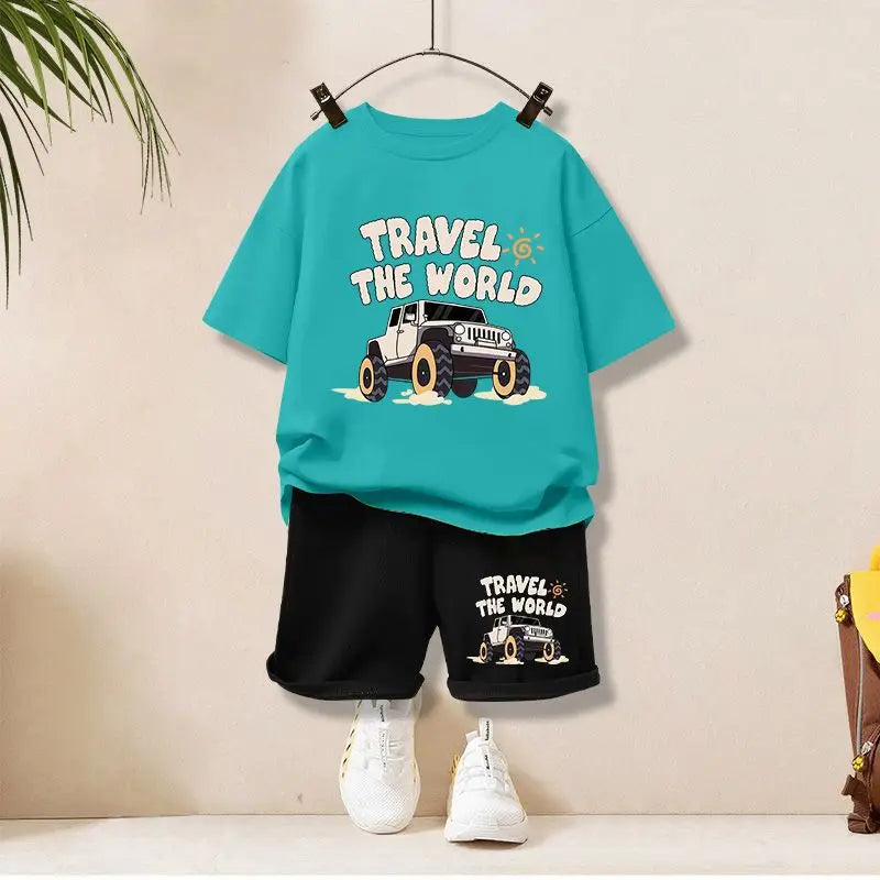Conjunto de 2 piezas casual para niños
