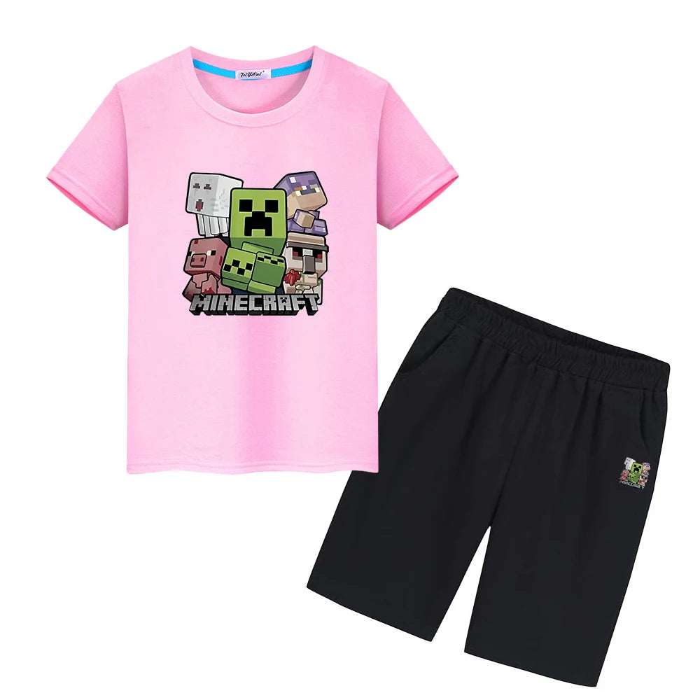Conjunto 2 piezas Minecraft